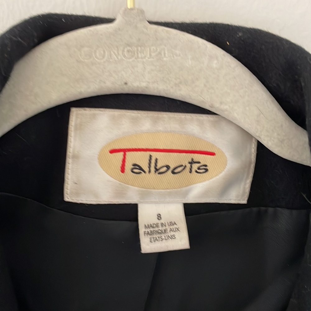 Beautiful Talbots wool pea coat size 8 - Picture 4 of 6